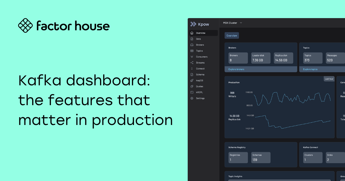 Kafka dashboard: the features that matter in production