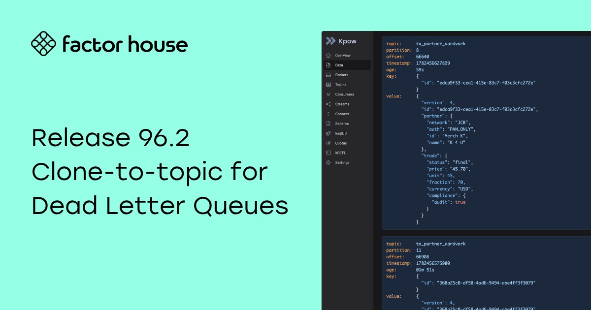 Clone to topic for Dead Letter Queues in Apache Kafka