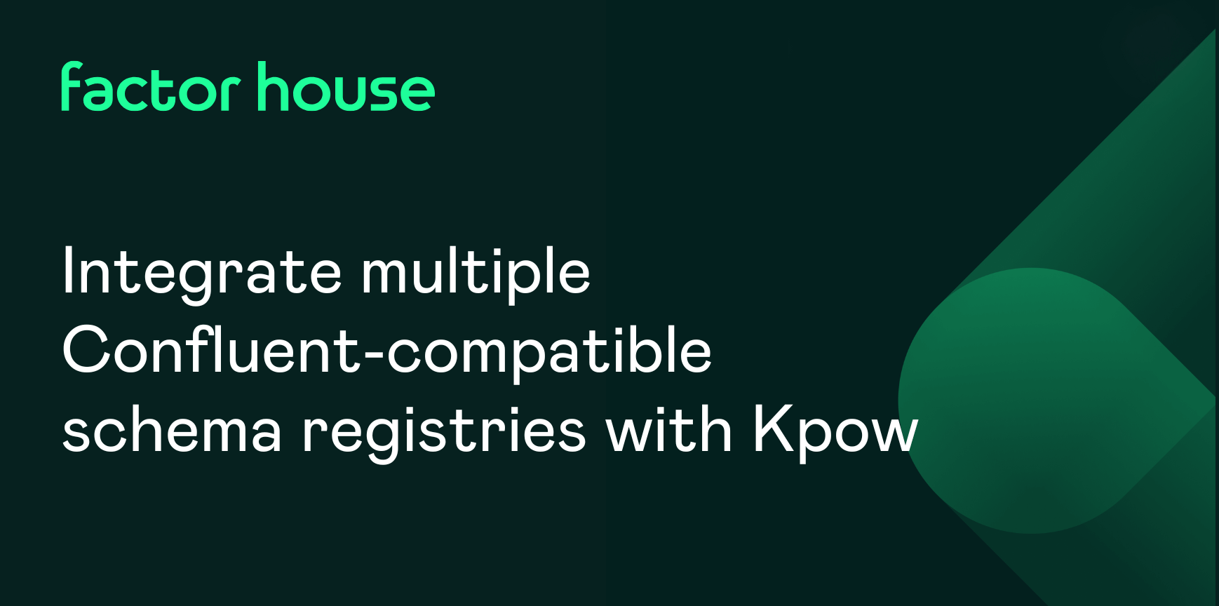Integrate Confluent-compatible schema registries with Kpow